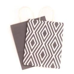 Hallmark 12.5" 12-Pack Assorted Kraft Paper Gift Bags -Hallmark 12.5 Prints and Solids 12Pack Assorted Gift Bags 5EGB6049 09