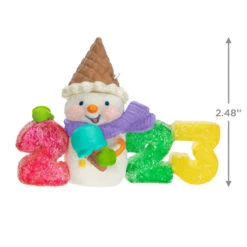 Hallmark Sweet Decade 2023 Ornament -Hallmark 2023 Gumdrops and Snowman Keepsake Ornament 1599QXR8027 03