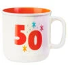 Hallmark 50 Mug, 16 Oz. 1 Hallmark 50 Mug, 16 Oz. -Hallmark 50 Ceramic Mug 1BID1070 01