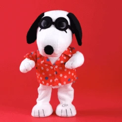 Hallmark Peanuts® Sunshine Vibe Snoopy Musical Plush With Motion, 13.5" -Hallmark Animated Snoopy Stuffed Animal in Polka Dot Shirt 1PAJ3530 02