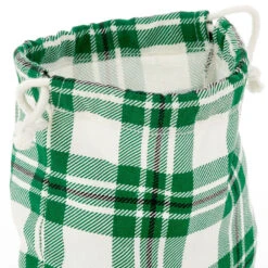 Hallmark 10" Assorted Plaid 3-Pack Fabric Gift Bags -Hallmark Assorted Plaid Fabric Christmas Gift Bags 5XGB1453 05