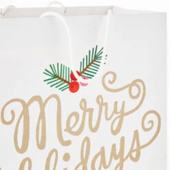 Hallmark Assorted Holiday Merry 8-Pack Small, Medium And Large Christmas Gift Bags -Hallmark Assorted Small Large Holiday Prints Christmas Gift Bags 5XGB1412 04