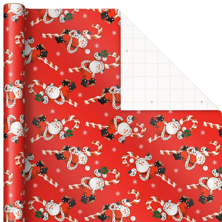Hallmark Very Vintage Christmas 3-Pack Assortment Wrapping Paper, 120 Sq. Ft. - Image 5