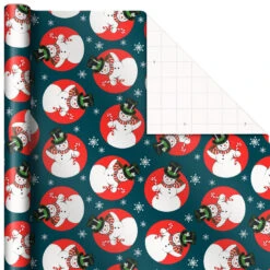 Hallmark Very Vintage Christmas 3-Pack Assortment Wrapping Paper, 120 Sq. Ft. -Hallmark Assorted Vintage Designs Christmas Wrapping Paper 5JXW1079 07