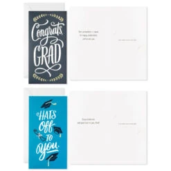 Hallmark Sophisticated Assorted Money Holder Graduation Cards, Pack Of 36 15 Hallmark Sophisticated Assorted Money Holder Graduation Cards, Pack Of 36 -Hallmark Blue Black Money Holder Graduation Cards Assortment 5GEY1002 05