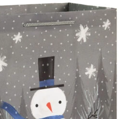 Hallmark Bulk Blue And Gray 18-Pack Holiday Gift Bags, Assorted Sizes And Designs -Hallmark Blue and Gray Holiday Gift Bags Bulk Pack 5XGB1425 06