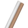 Hallmark Bulk Kraft Paper And White 2-Pack Wrapping Paper, 160 Sq. Ft. Total 2 Hallmark Bulk Kraft Paper And White 2-Pack Wrapping Paper, 160 Sq. Ft. Total -Hallmark Bulk Brown and White Kraft Paper Wrapping Paper 5EWR2654 01
