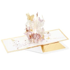 Hallmark Butterfly Bouquet Thankful For You 3D Pop-Up Thinking Of You Card -Hallmark Butterfly Flowers 3D PopUp Thinking of You Card 1299LAD9643 02