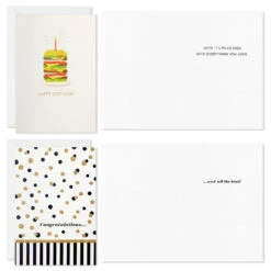 Hallmark Colorful Classic Boxed All-Occasion Cards Assortment, Pack Of 12 -Hallmark Celebrate Assorted Boxed AllOccasion Cards 3EDX1204 05