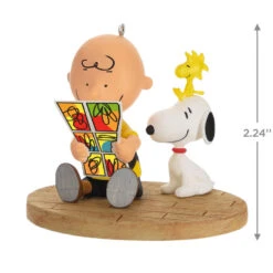 Hallmark The Peanuts® Gang Sunday Morning Funnies Ornament -Hallmark Charlie Brown Reading Comics Keepsake Ornament 2199QXI7039 03