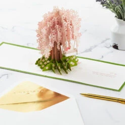 Hallmark One And Only Love Cherry Blossoms 3D Pop-Up Valentine's Day Card -Hallmark Cherry Blossoms 3D PopUp Valentines Day Card 1299IAV5022 05