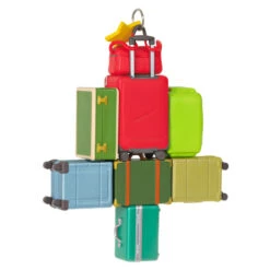 Hallmark Travel All The Way 2023 Ornament -Hallmark Christmas Tree of Luggage Keepsake Ornament 1899QGO2907 06