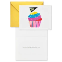 Hallmark Colorful Assorted Birthday Cards With Pouch And Pen, Pack Of 10 -Hallmark Colorful Assorted Birthday Cards With Pouch and Pen 1SOM3848 05