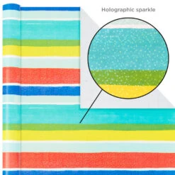 Hallmark Colorful Celebration 3-Pack Wrapping Paper, 55 Sq. Ft. Total -Hallmark Colorful Celebration 3Pack Wrapping Paper Rolls 5EWR6373 04
