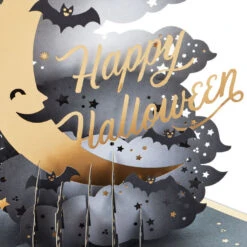 Hallmark Crescent Moon 3-D Pop-Up Halloween Card 15 Hallmark Crescent Moon 3-D Pop-Up Halloween Card -Hallmark Crescent Moon and Bats 3D PopUp Halloween Card 1299IEH3001 04