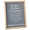 Hallmark The Plans I Have For You Framed Quote Sign, 8x10 -Hallmark DaySpring I Know the Plans God Has Wood Quote Sign 1REL2014 01