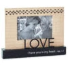 Hallmark I Have You In My Heart Picture Frame, 4x6 -Hallmark DaySpring Love Wood and Metal Picture Frame 1REL2012 01