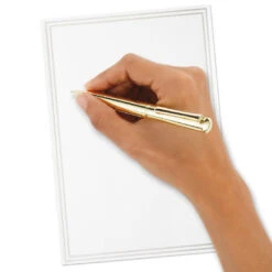 Hallmark Double Silver Border Stationery Set, Box Of 20 -Hallmark Double Silver Border Stationery Set 1499STN1134 04