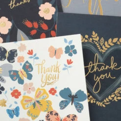Hallmark Elegant Florals Boxed Blank Thank-You Notes Assortment, Pack Of 48 -Hallmark Elegant Florals Assorted Boxed ThankYou Cards 5STZ1169 03