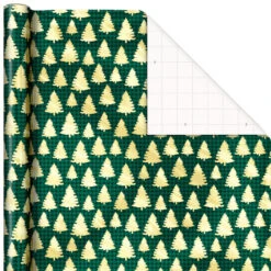 Hallmark Traditional 3-Pack Foil Christmas Wrapping Paper Assortment, 60 Sq. Ft. -Hallmark Foil Christmas Wrapping Paper Assortment 5JXW1065 06
