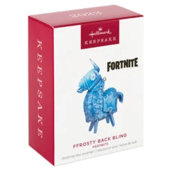 Hallmark Fortnite Ffrosty Back Bling Ornament -Hallmark Fortnite Ffrosty Llama Keepsake Ornament 1399QXI7187 04