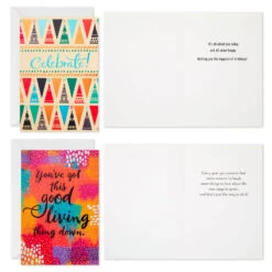 Hallmark Friends And Fam Assorted All-Occasion Cards, Pack Of 12 -Hallmark Friends and Fam Assorted AllOccasion Cards 5STZ1144 06
