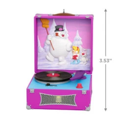 Hallmark Frosty The Snowman™ Look At Frosty Go Ornament With Light And Sound -Hallmark Frosty the Snowman Record Player Keepsake Ornament 2499QXI6279 03
