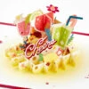 Hallmark Here's To You Cocktail Toast 3D Pop-Up Card -Hallmark Fruit Cocktail Drinks Celebration 3D PopUp Card for Her 1299LAD2897 01