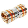 Hallmark Fall Plaid Fleece Blanket, 50x60 -Hallmark Gold and Orange Plaid Throw Blanket 1FAL1829 01