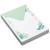 Hallmark Fern Border Stationery Set, 20 Sheets -Hallmark Green Ferns Writing Sheets Stationery Set 1STN1144 01
