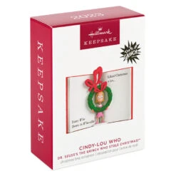 Hallmark Dr. Seuss's How The Grinch Stole Christmas!™ Cindy-Lou Who Ornament -Hallmark Grich Stole Christmas Book Keepsake Ornament 1799QXI7309 04