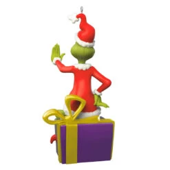 Hallmark Dr. Seuss's How The Grinch Stole Christmas!™ Grinch Peekbuster Ornament With Motion-Activated Sound 13 Hallmark Dr. Seuss's How The Grinch Stole Christmas!™ Grinch Peekbuster Ornament With Motion-Activated Sound -Hallmark Grinch Peekbuster Keepsake Ornament 2699QXI7067 06