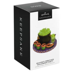 Hallmark Season's Treatings Halloween Party 2023 Ornament -Hallmark Halloween Treats Tray Keepsake Ornament 1799QFO5337 04