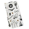 Hallmark Harry Potter™ Wizarding World™ Icons Tea Towel -Hallmark Harry Potter BlackWhiteGold Symbols Tea Towel 1HPO1111 01