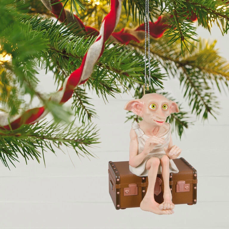 Hallmark Harry Potter™ Dobby™ The House-Elf Ornament With Sound And Motion 4 Hallmark Harry Potter™ Dobby™ The House-Elf Ornament With Sound And Motion - Image 2