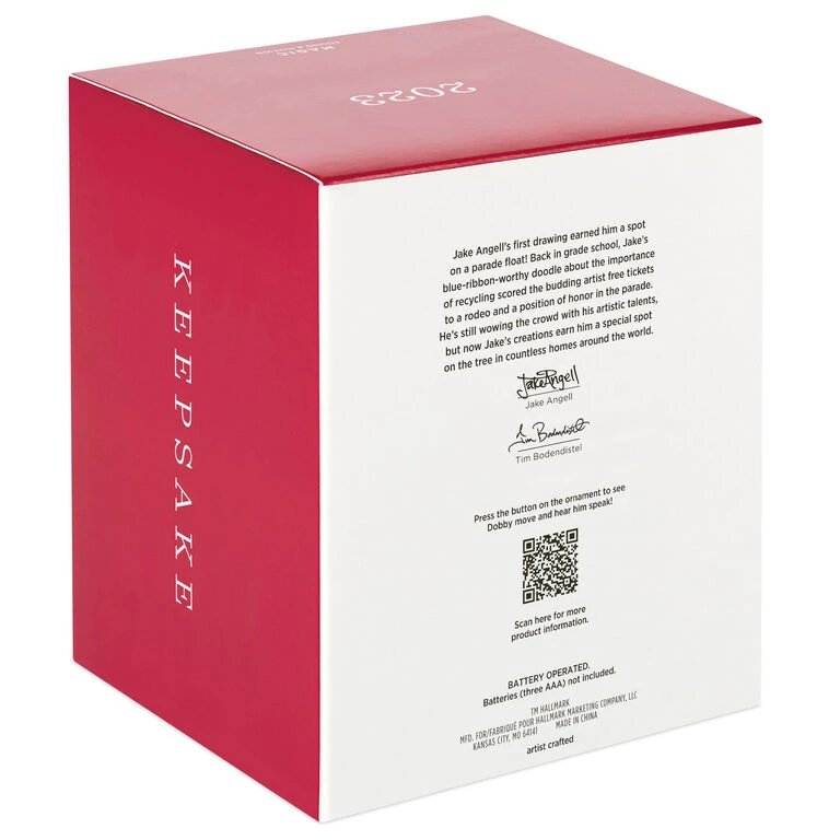 Hallmark Harry Potter™ Dobby™ The House-Elf Ornament With Sound And Motion 7 Hallmark Harry Potter™ Dobby™ The House-Elf Ornament With Sound And Motion - Image 5