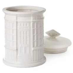 Hallmark Harry Potter™ Honeydukes™ Treat Jar -Hallmark Harry Potter Honeydukes White Ceramic Jar With Lid 1HPO1050 06