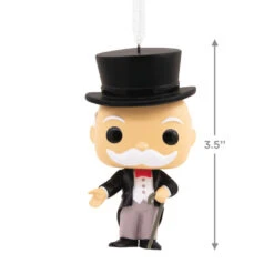 Hasbro® Mr. Monopoly Funko POP!® Hallmark Ornament 9 Hasbro® Mr. Monopoly Funko POP!® Hallmark Ornament -Hallmark Hasbro Mr. Monopoly Funko POP Christmas Ornament 3HCM2311 03