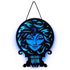 Hallmark Disney The Haunted Mansion Madam Leota Lighted Hanging Sign, 11x16 8 Hallmark Disney The Haunted Mansion Madam Leota Lighted Hanging Sign, 11x16 -Hallmark Haunted Mansion Madame Leota Metal Sign With Light 1HGN1503 03