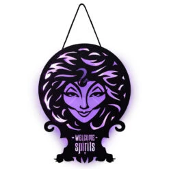 Hallmark Disney The Haunted Mansion Madam Leota Lighted Hanging Sign, 11x16 9 Hallmark Disney The Haunted Mansion Madam Leota Lighted Hanging Sign, 11x16 -Hallmark Haunted Mansion Madame Leota Metal Sign With Light 1HGN1503 04