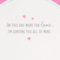 Hallmark All My Love Snow Globe Musical 3D Pop-Up Valentine's Day Card With Motion -Hallmark Hearts Snow Globe 3D PopUp Music Motion Valentines Day Card 1299VAY9986 03