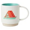Hallmark Initial Monogram 16 Oz. Mug, A -Hallmark Initial Monogram Mug 1MUG3500 01
