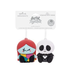 Better Together Disney Tim Burton's The Nightmare Before Christmas Jack And Sally Magnetic Hallmark Ornaments, Set Of 2 -Hallmark Jack Skellington and Sally Christmas Ornaments 3HCM2400 04