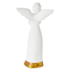Hallmark Heart Of The Family Angel Figurine For Grandma, 8.5" -Hallmark Joanne Eschrich Ceramic Angel Figurine for Grandma 1JOA2227 02