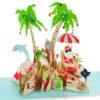Hallmark Jolly Holidays Beach Santa 3D Pop-Up Christmas Card 1 Hallmark Jolly Holidays Beach Santa 3D Pop-Up Christmas Card -Hallmark Jolly Holidays Beach Santa 3D PopUp Christmas Card 1299IXC7394 01