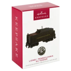 Hallmark Lionel® Pennsylvania K4 Tender Metal Ornament -Hallmark Lionel Trains Black Engine Keepsake Ornament 2199QXI6377 04