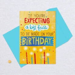 Hallmark 16" Make A Fuss Cake Pop-Up Jumbo Birthday Card -Hallmark Make a Fuss Cake Jumbo Birthday Card 1499CBG1008 06