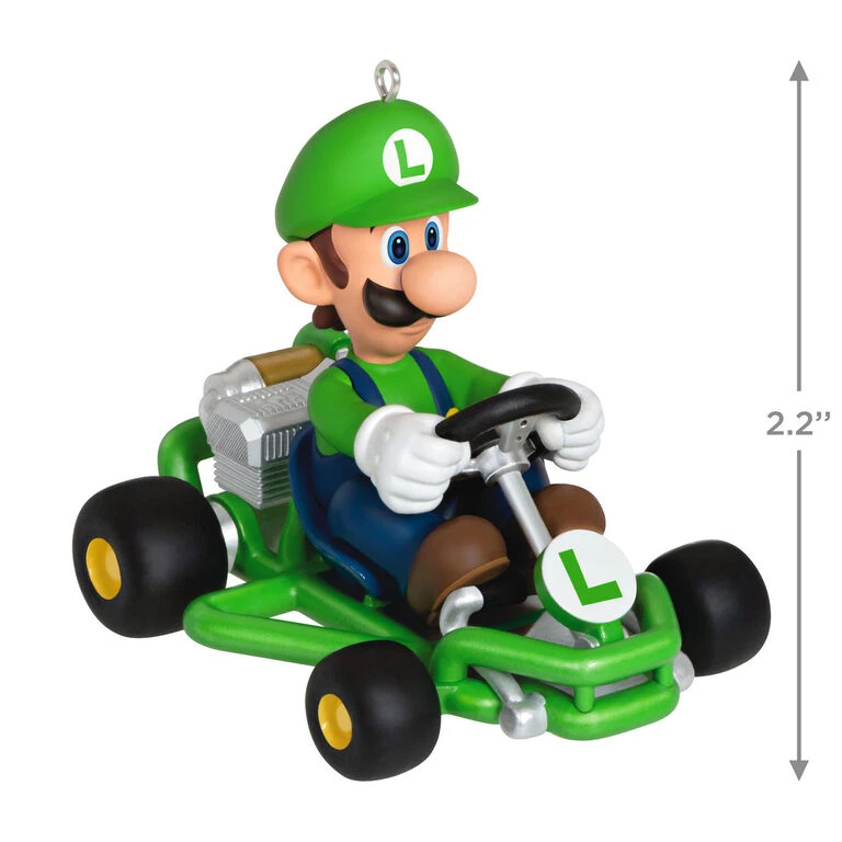 Hallmark Nintendo Mario Kart™ Luigi Ornament 5 Hallmark Nintendo Mario Kart™ Luigi Ornament - Image 3
