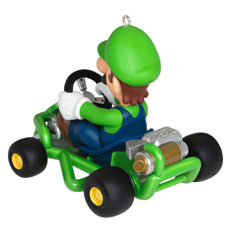 Hallmark Nintendo Mario Kart™ Luigi Ornament 8 Hallmark Nintendo Mario Kart™ Luigi Ornament - Image 6