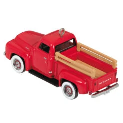 Hallmark Mini Lil' American Trucks 1954 Mercury M-100 2023 Metal Ornament, 0.75" -Hallmark Mercury M100 Truck Keepsake Ornament 1299QXM9159 06